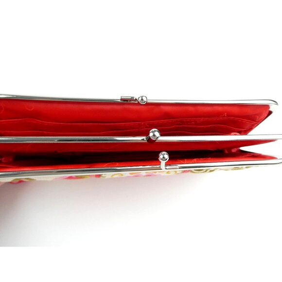 Vera Bradley Folkloric Kisslock Clutch Wallet - Picture 8 of 14